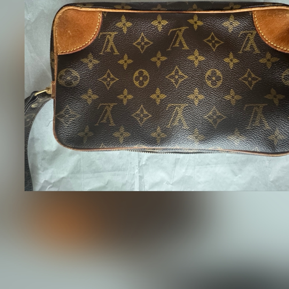 Louis Vuitton Brown Monogram Dragonne GM